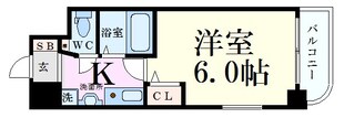 三ノ宮駅 徒歩5分 4階の物件間取画像